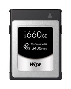 Wise CFexpress 660GB 4.0 Type B PRO Mk-II Memory Card