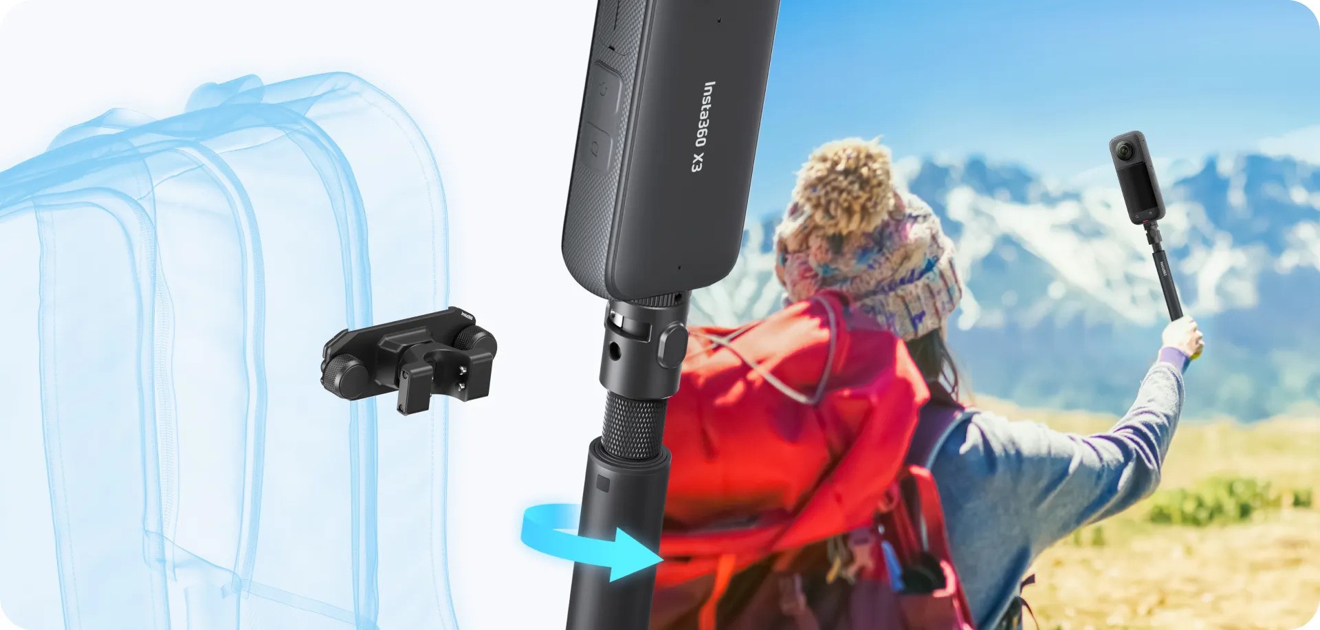 Insta360 Magnetic Selfie Stick Holster